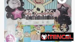 **Set Decorativo Vaca Lola 100 PIEZAS**