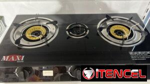 Fogon a gas con magneto de 3 hornillas P0415-AV004