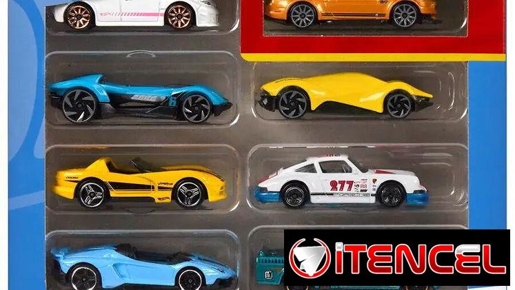 Mattel Hot Wheels Die-Cast 8 Pack Of 1 64 Scale Vehicles