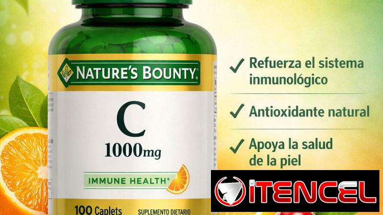 ✔Vitamina C de 1000mg 100 tabletas en 10$