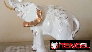 Elefante wales porcelana Japonesa.