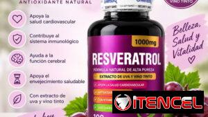 Resveratrol Suplemento Natural Salud Cardiovascular Sistema inmunologico Envejecimiento saludable Antioxidante Cerebral