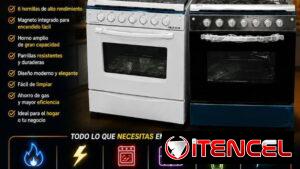 Cocina de horno milexus con 6 hornillas
