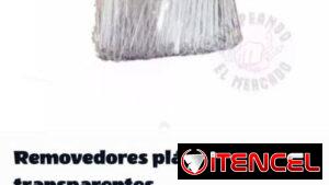 🥤 Removedores Plásticos Transparentes - 100 unidades - 3000 CUP