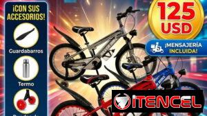 *BICICLETA 20" SILVER BIKE*   *Colores:* Plateadas, grises, rojas, azules y negras *Material* Aluminio   *PRECIO* 125  U