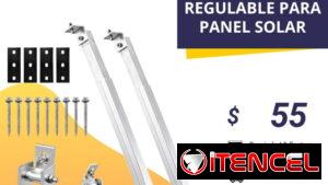 Soporte regulable para panel solar