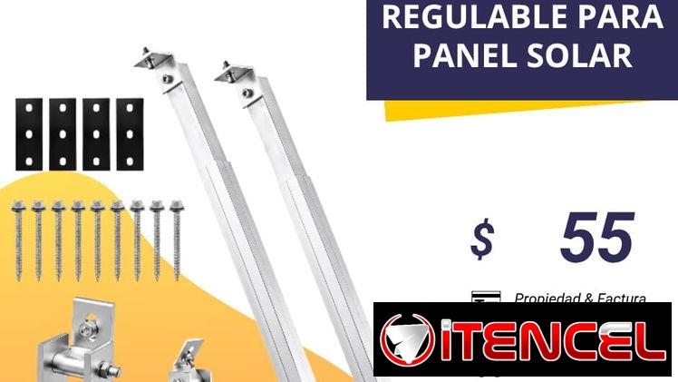 Soporte regulable para panel solar