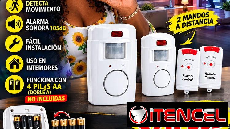 🚨🏠 ¡SEGURIDAD PARA TU HOGAR AL MEJOR PRECIO! 🚨 🔥 SENSOR PIR / ALARMA DE MOVIMIENTO – 2 MANDOS 🔥 💰 ¡SOLO $20 USD!