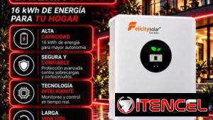 Bateria de 16kw felicity solar