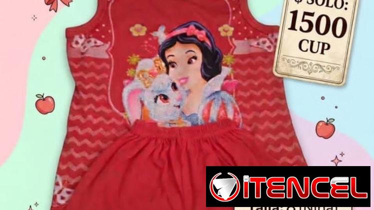 🍎 ¡HERMOSO CONJUNTO DE BLANCANIEVES PARA NIÑA! 👑✨