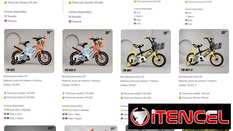 Bicicletas para todas las edades y gustos 🚲 varias medidas, modelos y colores 🌈 16″ | 20″ | 24″ | 26″ |