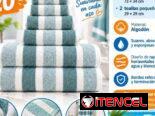 JUEGO DE 6 TOALLAS DE ALGODÓN – 20 USD 🛁  ✨c
