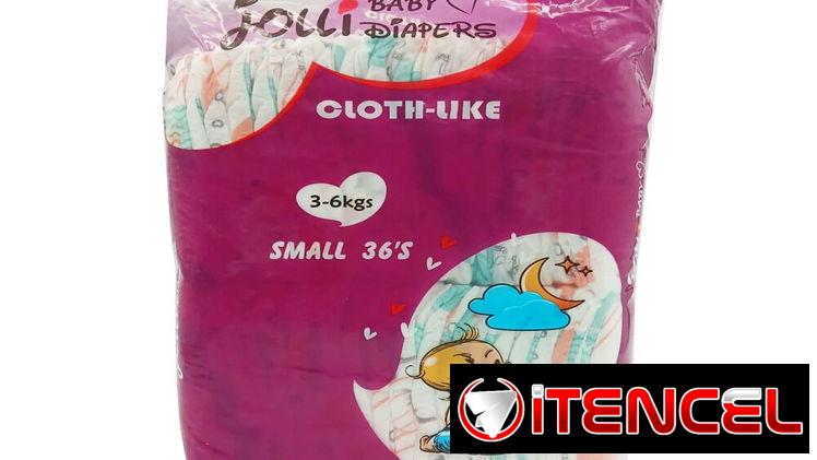 Pañales desechables para bebé talla S Jolli