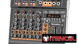Mixer 5 canales nueva, $180 usd