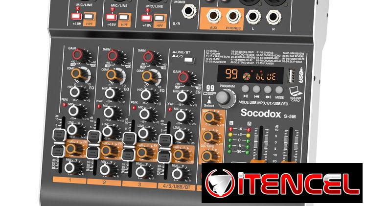 Mixer 5 canales nueva,  $180 usd
