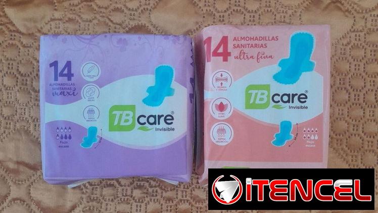 Almohadillas sanitarias ultra finas TB Care Invisible 14 unidades