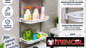 Organizador de baño (3 niveles) en 8000 cup