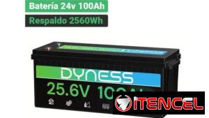 Batería LiFePO4 DYNESS - 24V 100Ah - Respaldo Energético