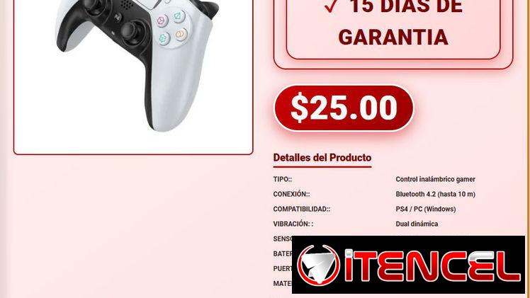 Control Inalámbrico HOCO GA1 Phoenix Para PS4 Con Garantía VPT-0090