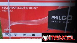 Televisor PHilCO de 32 pulgadas - Híbrido con cajita interna. Transporte incluido