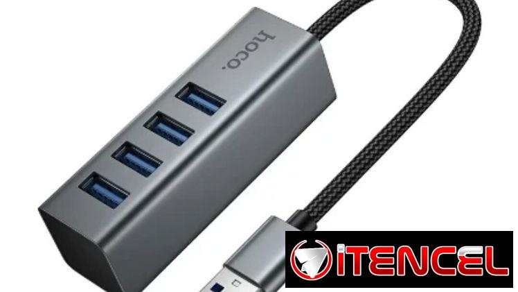 Adaptador hb1b 4 en 1 usb a usb 3.0 con velocidad 5gbps