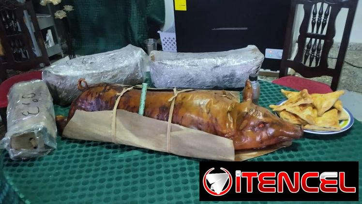 🐖 CERDO ENTERO 60 LB + CENA CRIOLLA COMPLETA | 30 PERSONAS | 125 000 CUP