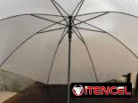 Sombrillas blancas 4 usd
