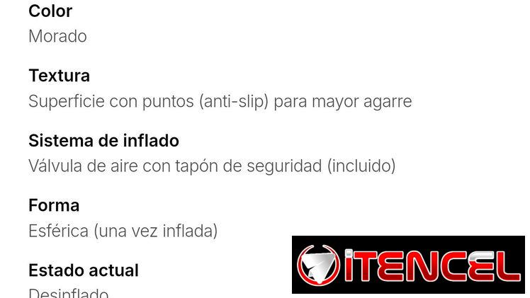 Pelota de yoga inflable con superficie antideslizante — foto 2