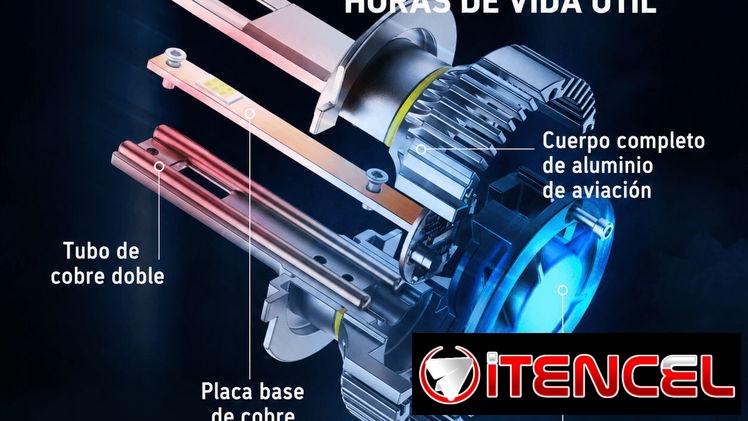 Bombillas LED para faros delanteros AUXITO Serie Y19 H7
