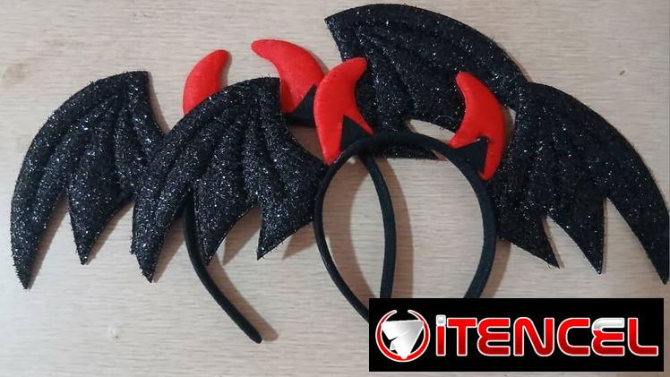 Cintillos de diablo‼️ unidad a 1600 cup  si compra 5 unidades a 1300 cup c una  ‼️Telarañas halloween decoración $1800 — foto 1