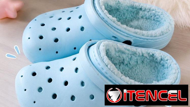 Sapitos, zuequitos, crocs acolchonados de mujer #38