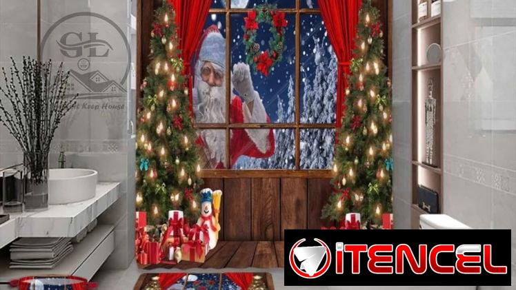 👑Set d baño Navideño d 5 piezas — foto 2