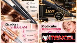 Plancha Lizze Extreme y Supreme + Medicube Booster Pro + SHEGLAM + Skincare Coreano