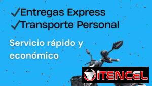 Transportación de cargas pequeñas y personas en 🛵