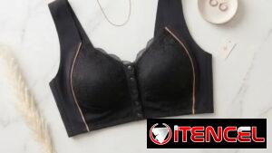 Sujetador de Soporte Premium con Cierre Frontal y Detalle de Encaje Talla XXL