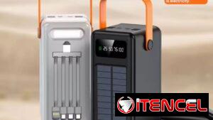 Ganga...Power Bank Solar alta capacidad 100000mAh