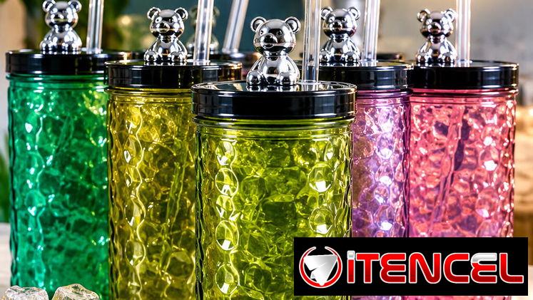 Termo de cristal para agua