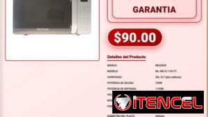 Microondas Milexus ML-MO-0.7 CU FT 20L Gris Nuevo Horno Microondas Milexus 20L 700W Servicio Domicilio VPT-0176