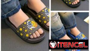 Chancletas Engomadas para niñas y niños
