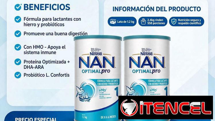 Leche infantil NAN OPTIMAL PRO ETAPA 1 (Lata 1.2kg)