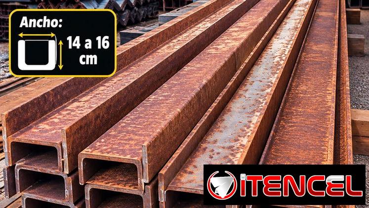Vigas U de 6x7m y 15x17 ancho