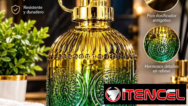 Dispensador de detergente de cristal