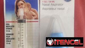 Aspirador nasal y jeringuilla para medicina