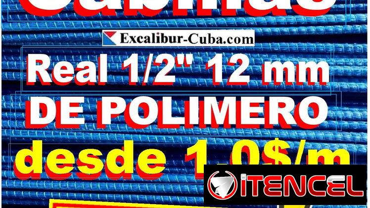 Cabillas de Polimero 12,2mm (1/2″) x 9m
