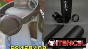 Pomos, shakers y termos para gym