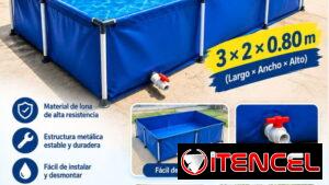 PISCINA PLEGABLE DE LONA EN VENTA!. Rebaja