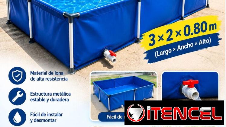 PISCINA PLEGABLE DE LONA EN VENTA!. Rebaja