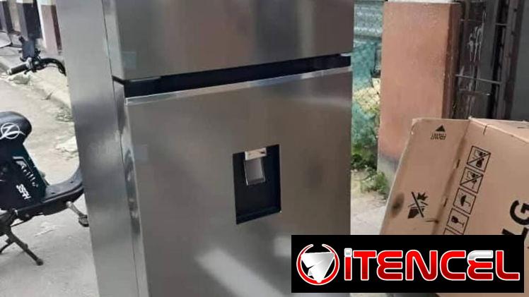 Refrigerador Lg 14 pies cúbicos Tecnología inverter Color gris Garantía de 1 mes Factura 830