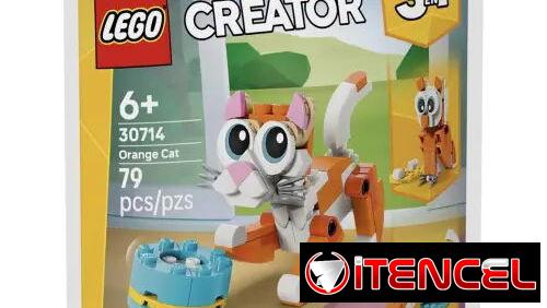 LEGO Creator 3 in 1 30714 Orange Cat 79 Pcs