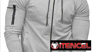 Sudadera Hombre Con Capucha De Calidad Con Cierre Hoodie